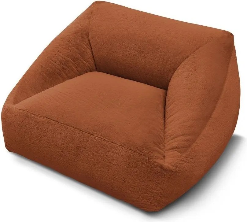 Narancssárga műszőrme babzsákfotel Lilibet – Bobochic Paris