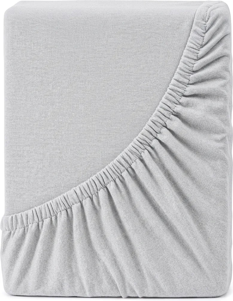 4Home Lycra szürke pamut lepedő, 160 x 200 cm, 160 x 200 cm