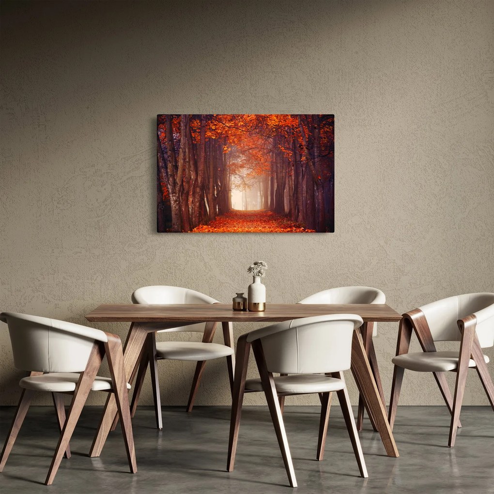 Kép - őszi erdő (90x60 cm)