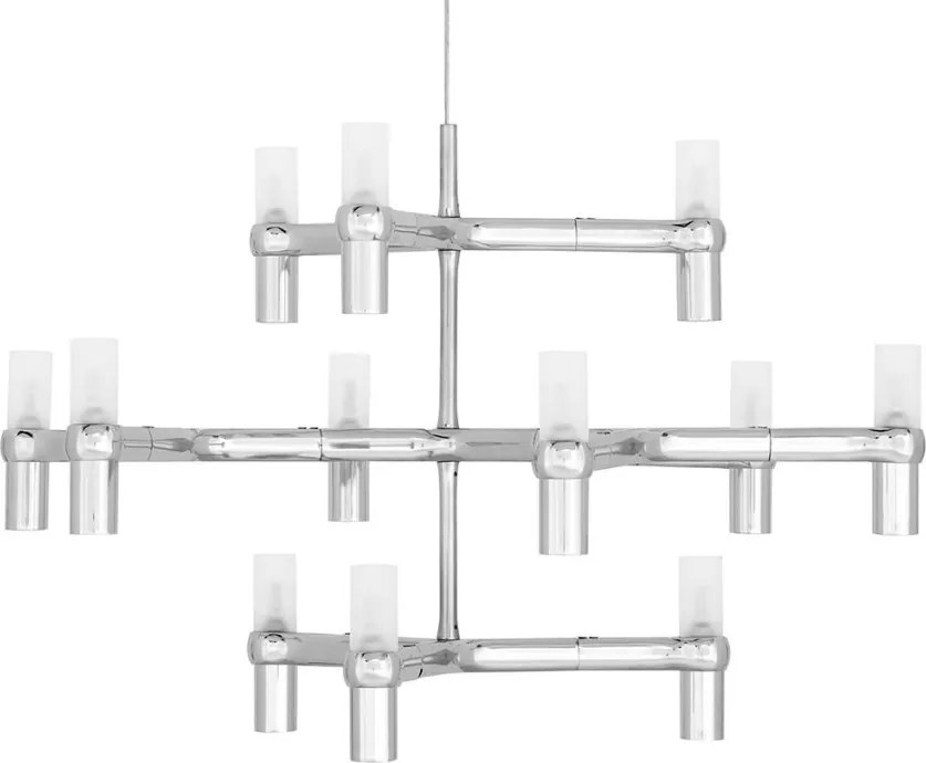KING HOME XCP9120-12 ATOMIC Glamour Csillár Króm G9 IP20