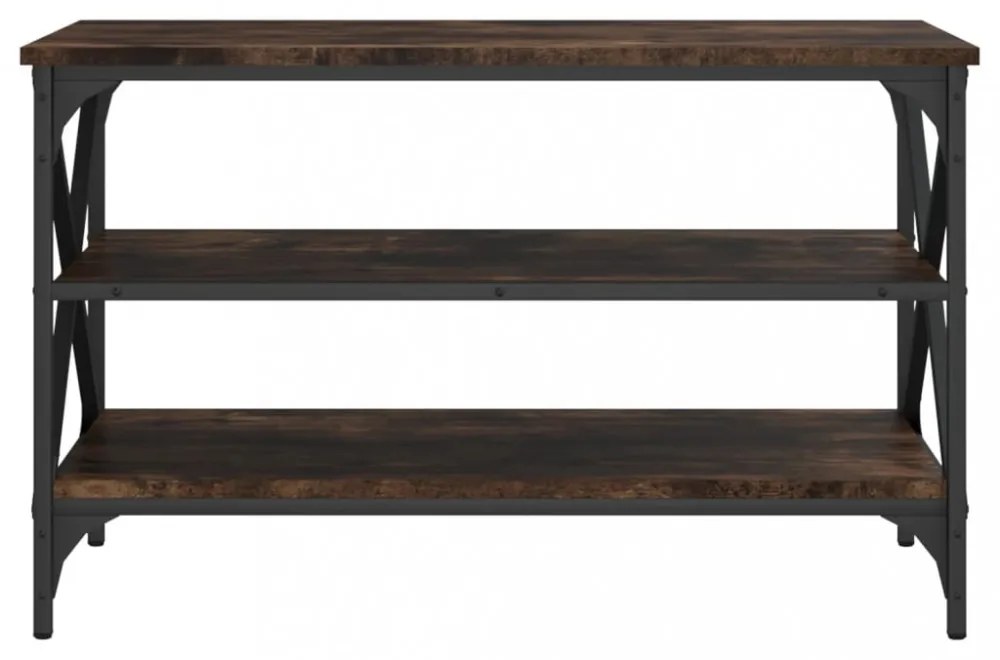 füstös tölgy színű szerelt fa TV-szekrény 80x40x50 cm
