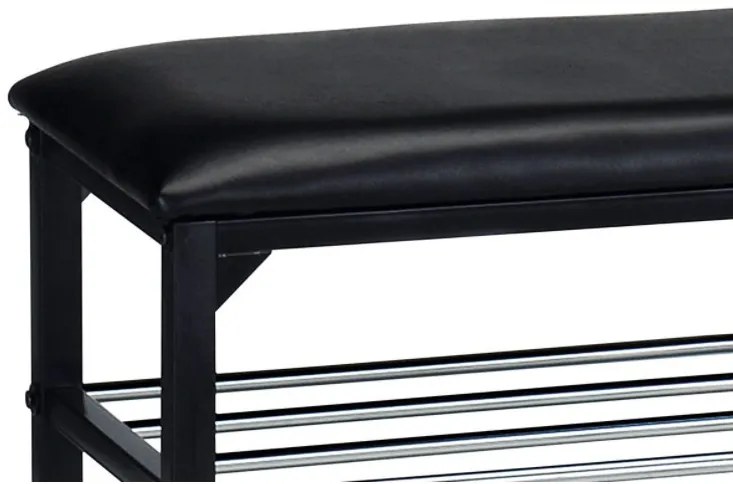 83168-13 Depozit modern pentru pantofi de culoare neagră