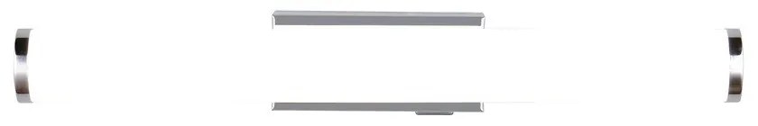 Fényes ezüstszínű LED fali lámpa Mattimo – Trio