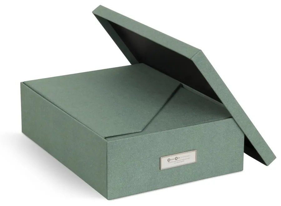 Zöld karton rendszerező szett 5 db-os dokumentumokhoz Holger Canvas Paper Laminate – Bigso
