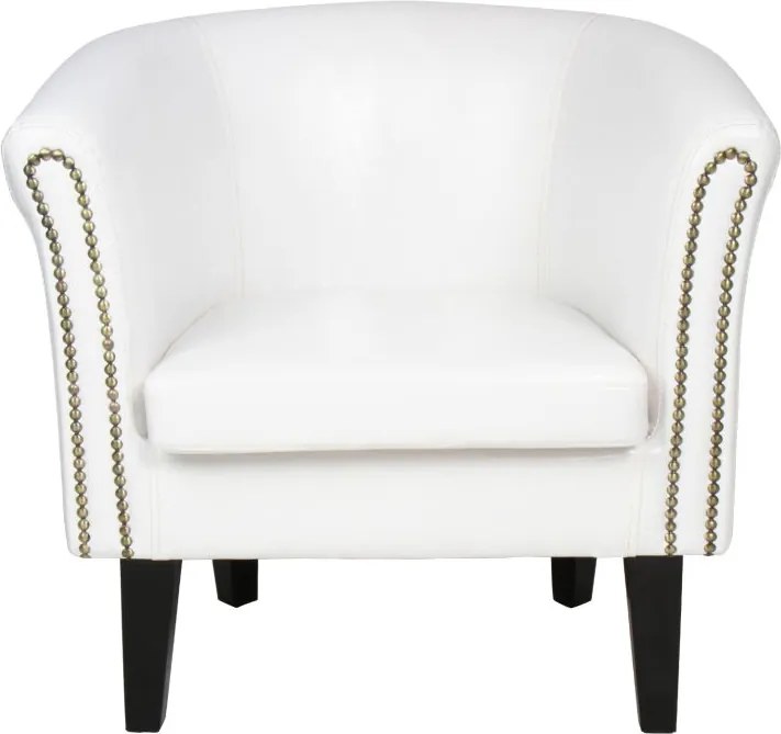 MIADOMODO Fotel készlet Chesterfield 58 x 71 x 70 cm fehér