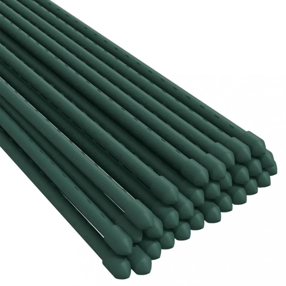 30 db zöld acél kerti növénykaró 90 cm