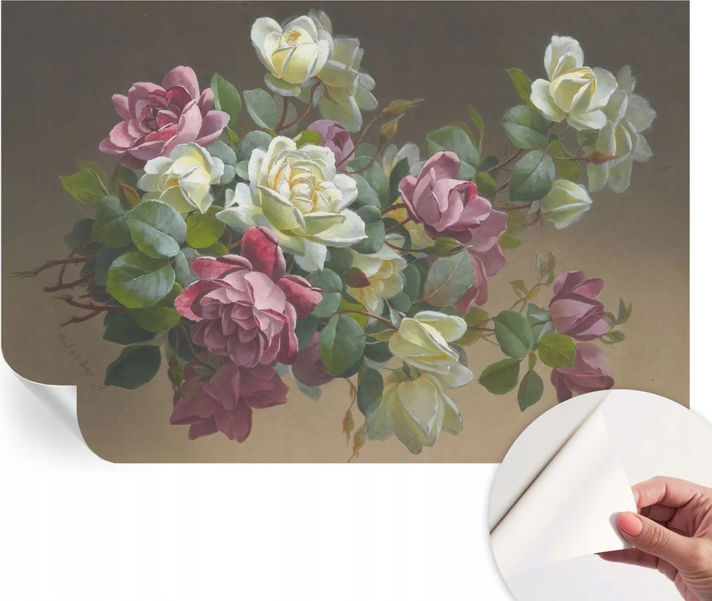 Öntapadós fotótapéta Divatos virágos elegancia 104x70 cm