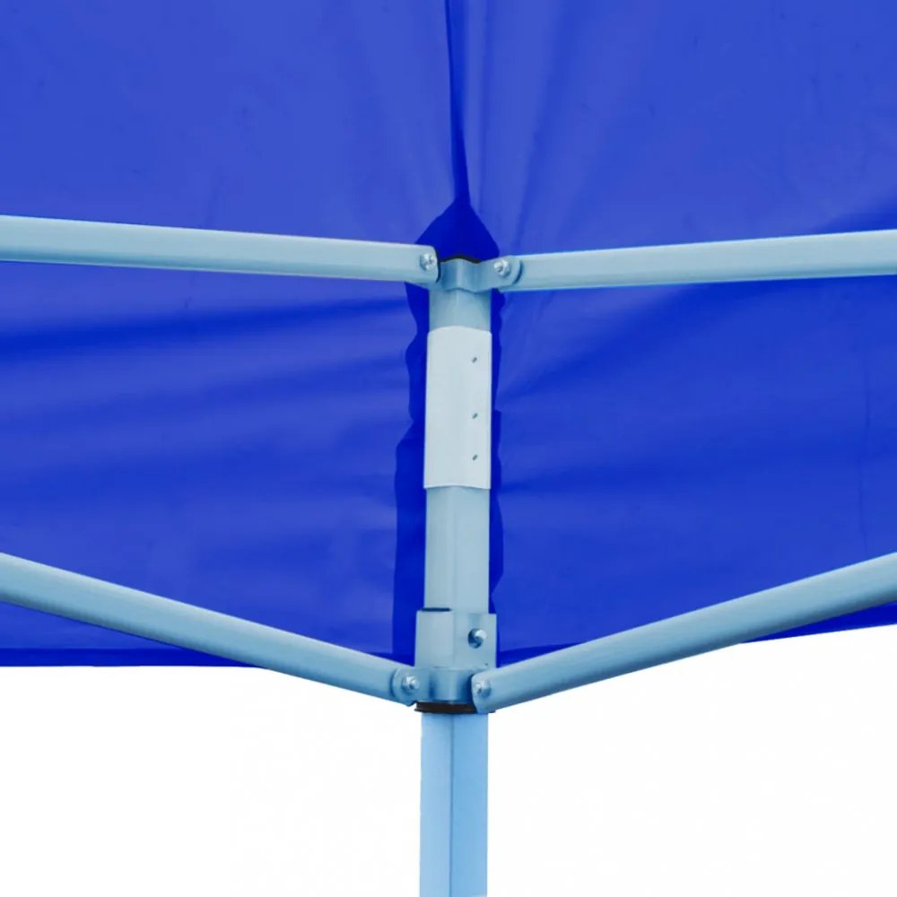 kék összecsukható pavilon 3 x 6 m
