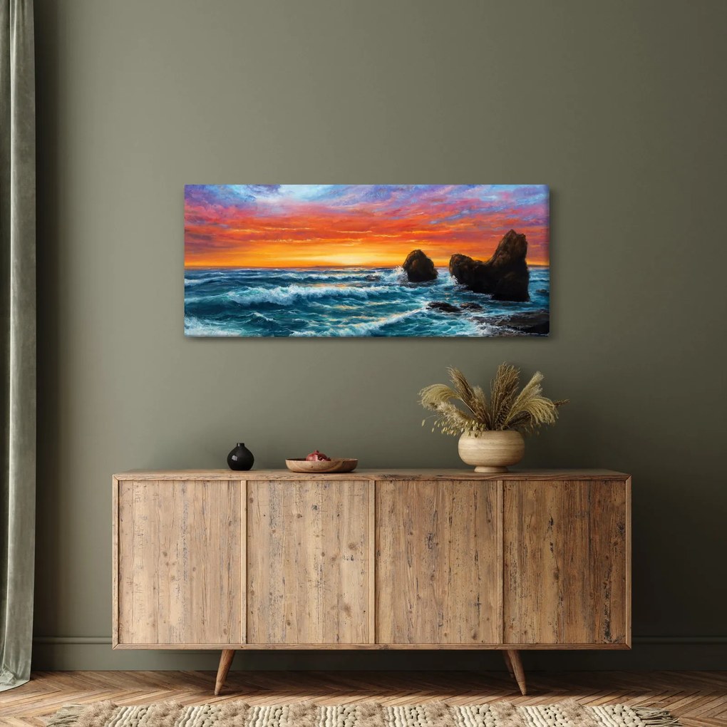Kép - naplemente (120x50 cm)