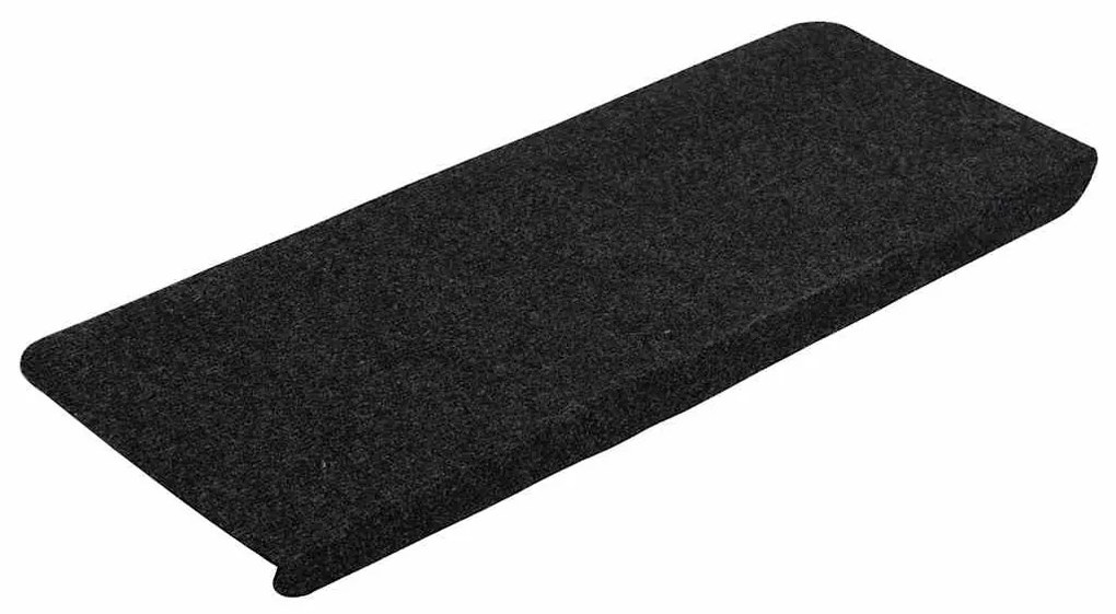 30 db fekete öntapadó lépcsőszőnyeg 65 x 24,5 x 3,5 cm
