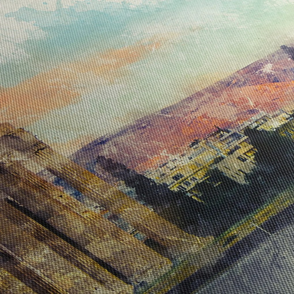 Kép - akropolisz, Athens, Görögország (70x50 cm)