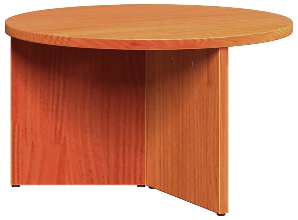 Dohányzóasztal 2 pcs Viaszbarna 49 x 49 x 28 cm Tömör fenyőfa