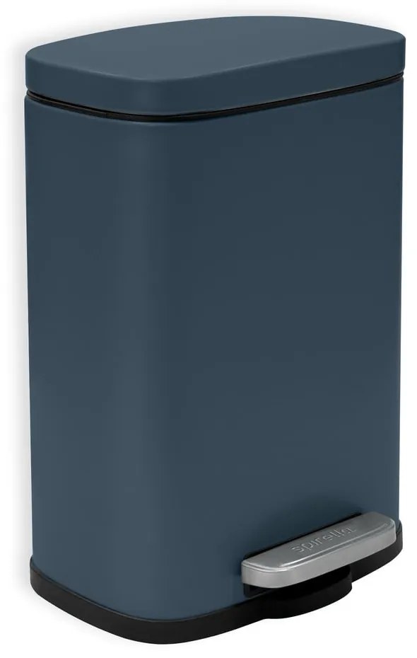 Petróleum színű acél pedálos szemetes 5 l Akira – Spirella