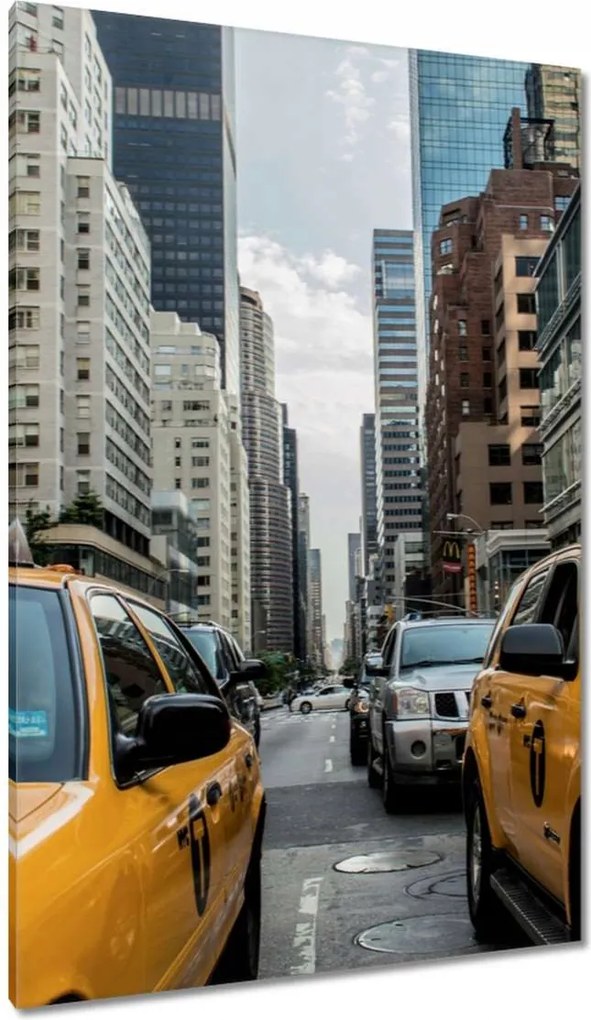 Vászonkép 80x120 Sárga taxi Taxi