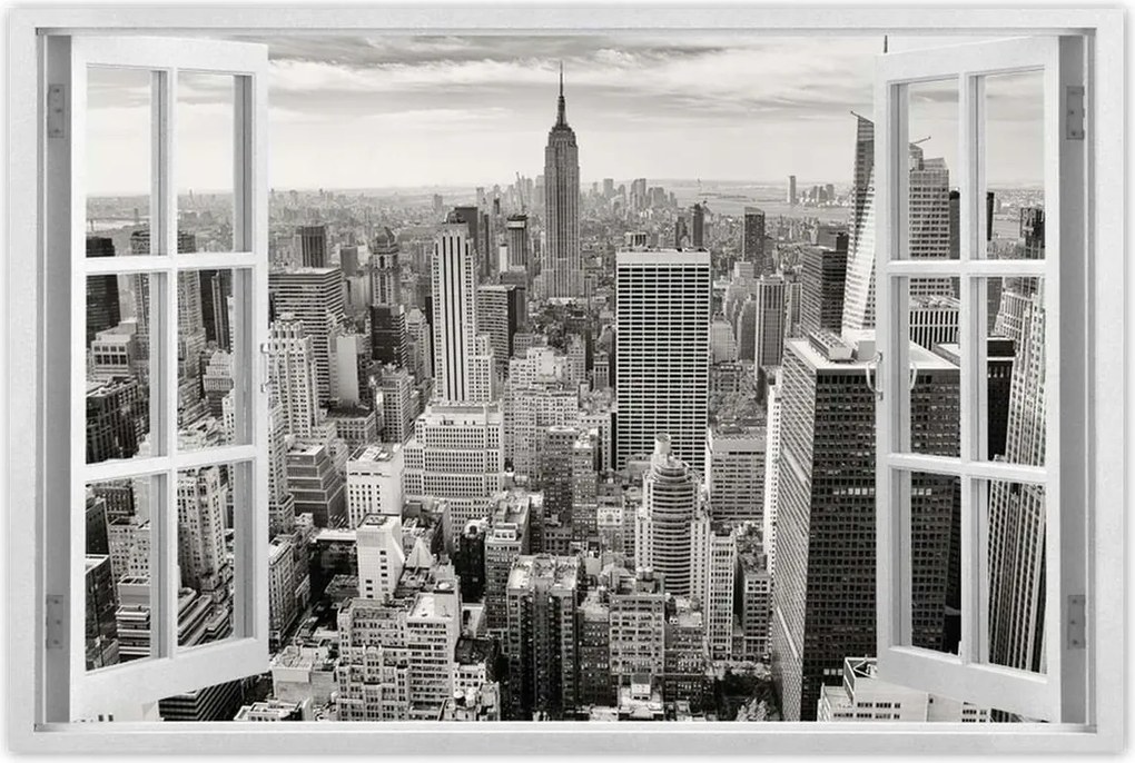 Poszterek 120x80 Manhattan madártávlatból