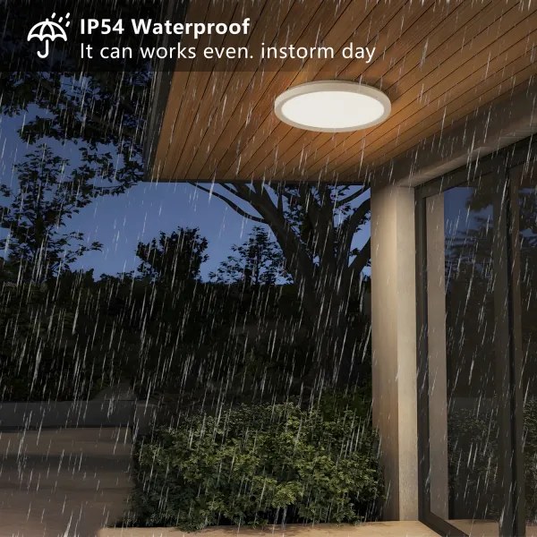 Brilagi - LED Fürdőszobai lámpa ULTRA SLIM LED/12W/230V átm. 22,5 cm fehér IP54