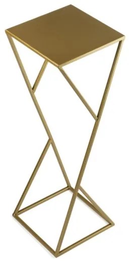 LOFT virágtartó állvány 70x23,5 cm arany színben