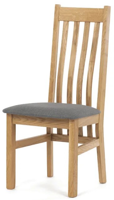 Natúr Tömörfa Étkezőszék, Szürke Üléssel. C-2100 GREY2