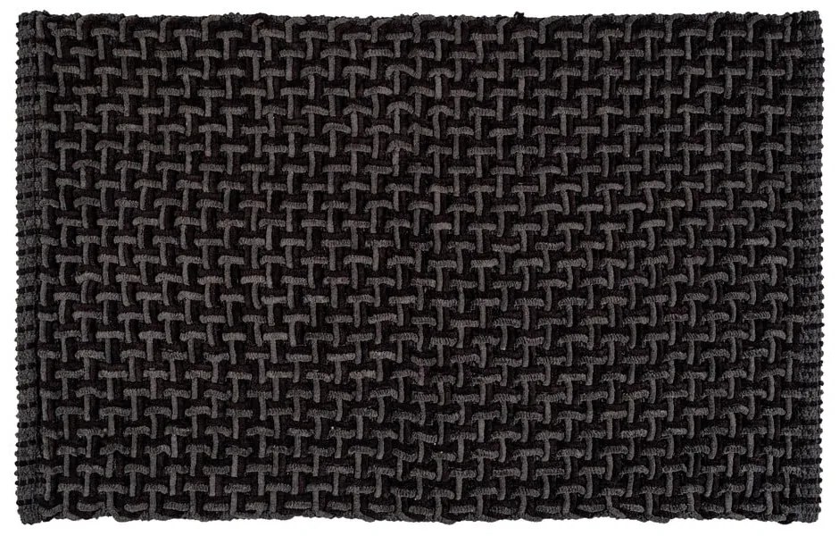 Antracitszürke textil fürdőszobai kilépő 50x80 cm Ecoli – Wenko