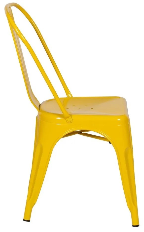 Sárga fém étkezőszék szett 2 db-os – Ixia