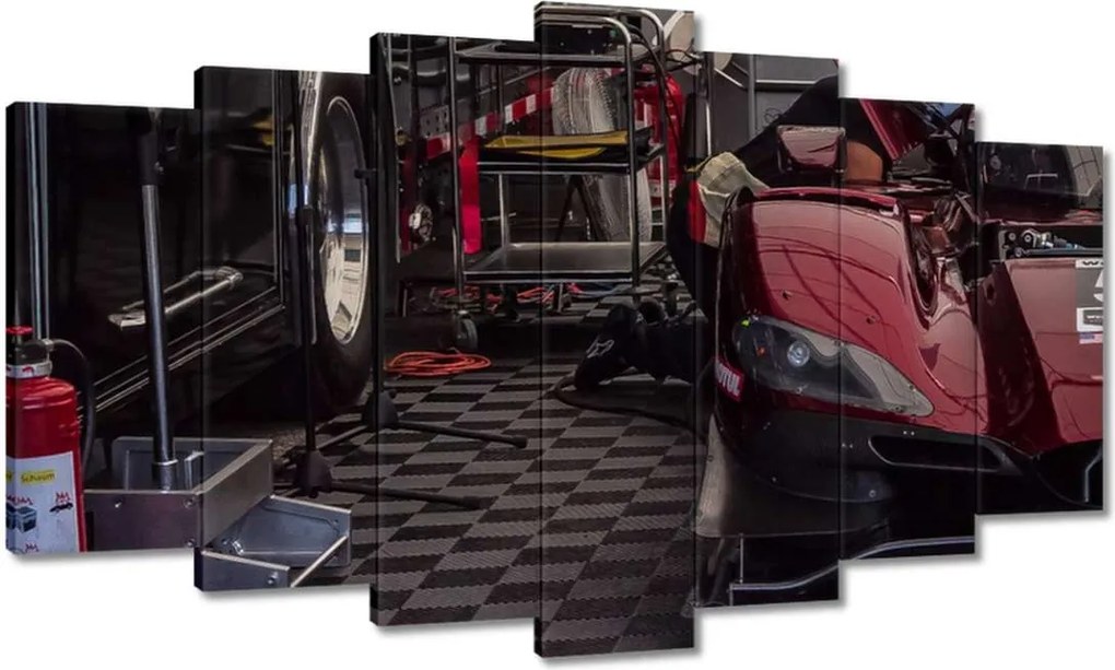 Vászonkép 140x80 Piros sportautó