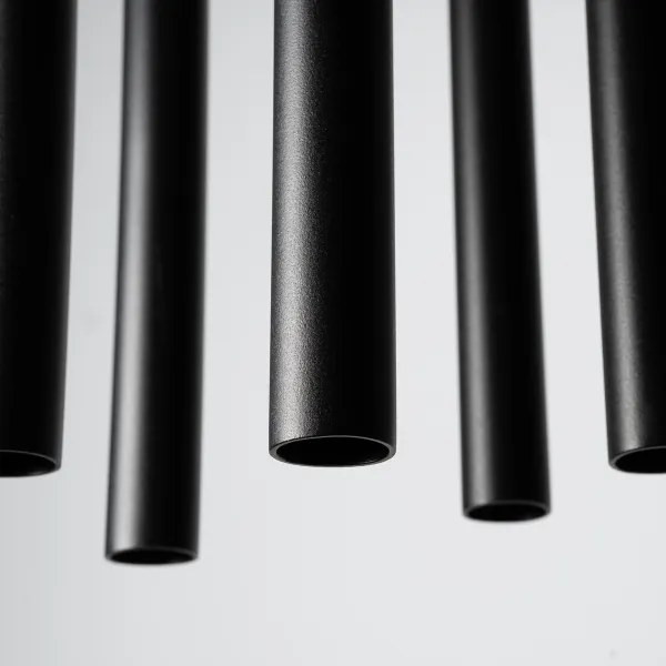 Sollux SL.1176 - Csillár zsinóron PASTELO 5xG9/8W/230V fekete