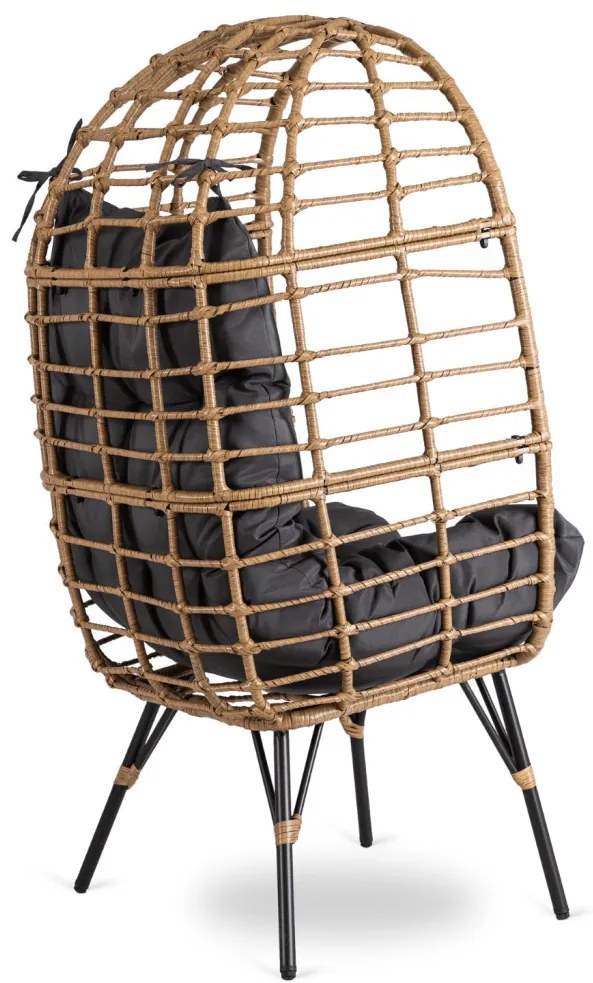 Kerti Pihenőfotel Szürke Színben. MADISON