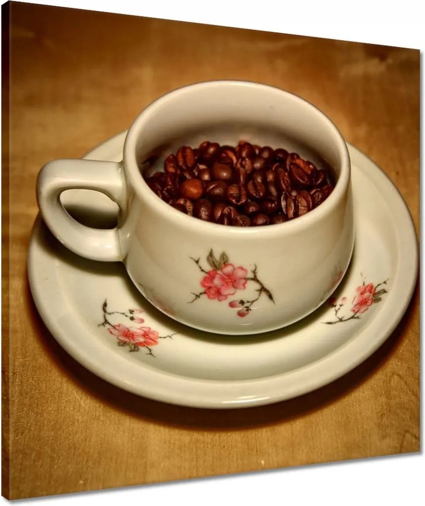 Vászonkép 50x50 Kávéscsésze