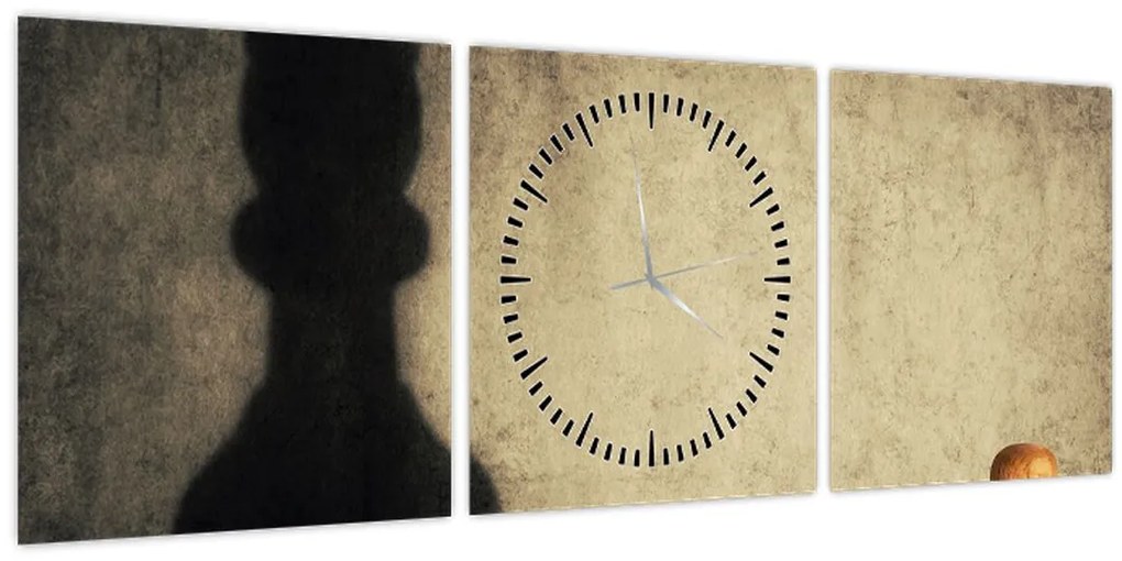 Kép - Sakk 2 (órával) (90x30 cm)