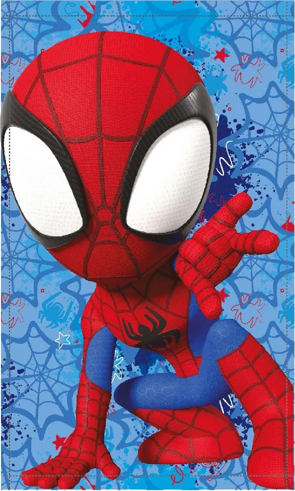 Pókember Spidey Blue kéztörlő, arctörlő, törölköző 30x50cm