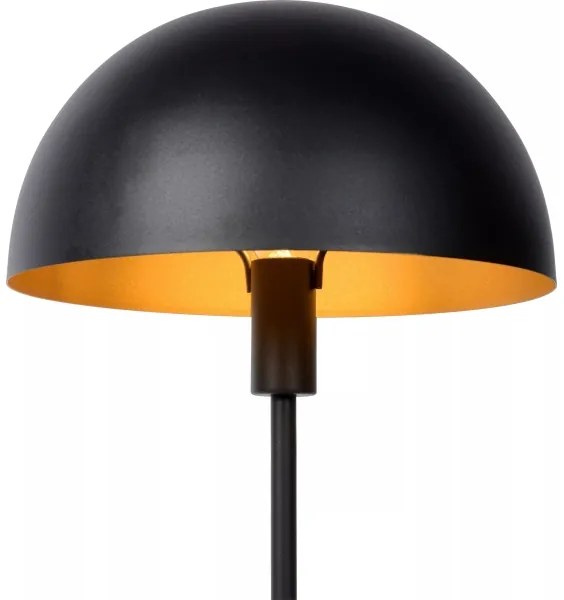 Lucide 45596/01/30 - Asztali lámpa SIEMON 1xE14/25W/230V fekete