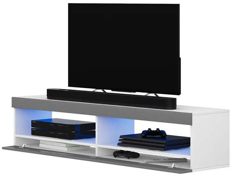 Tv szekrény/asztal Violett 100 (világítással) (fehér). 1098636