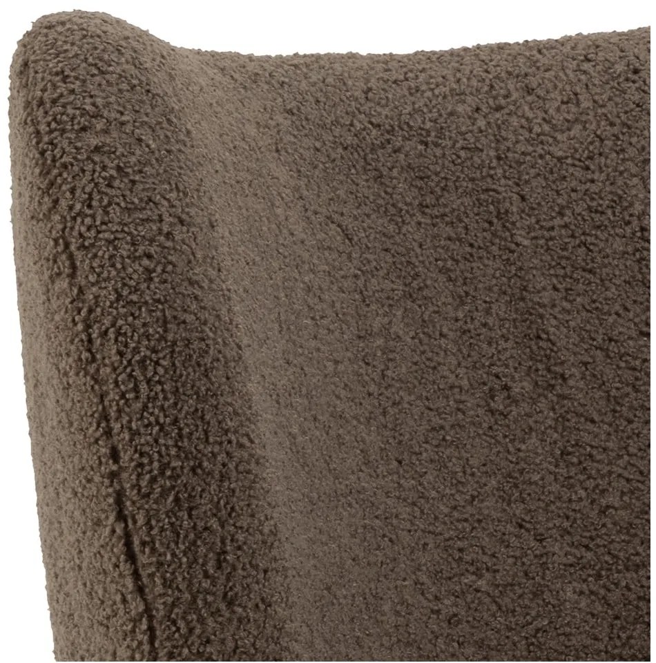 Barna buklé fotel Elmont – Actona