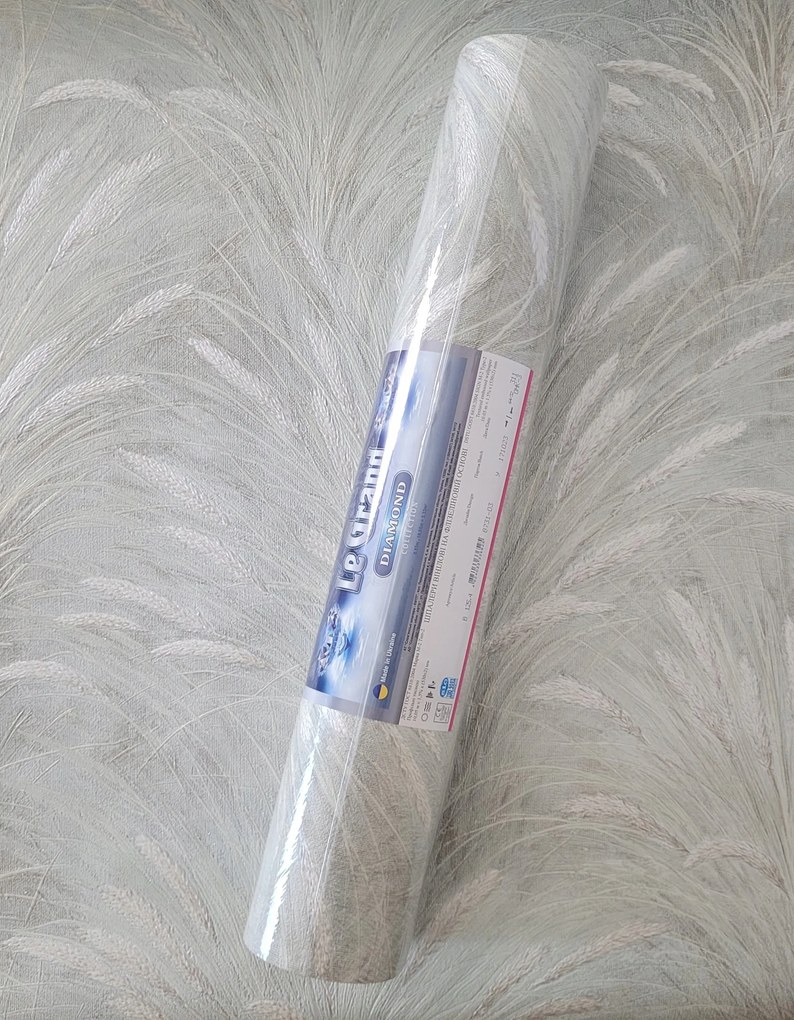 Fali tapéta kalász, fű, arany ezüst brokát 8731-03