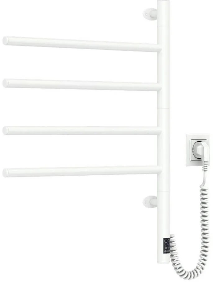 Elektromos törölközőszárító, ARABESQUE 150W/230V, 64,6 cm, IP44, fehér