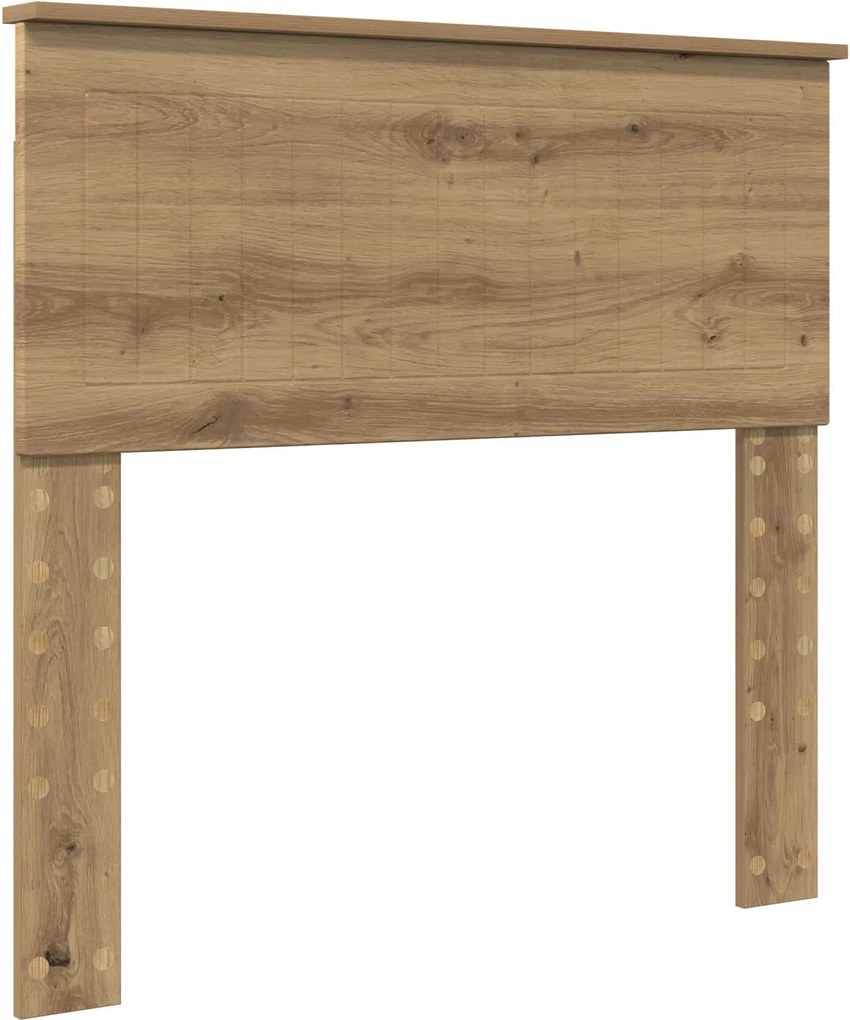 vidaXL Fejtámla Artisan tölgy 90 cm Faanyag