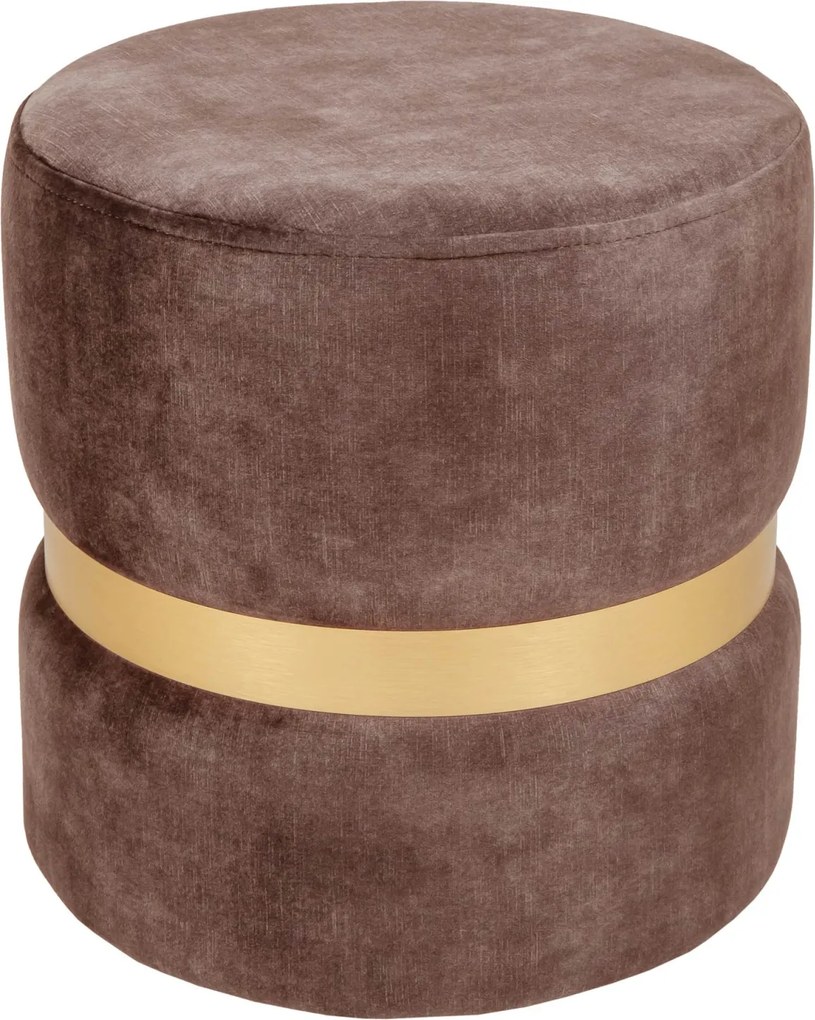 Ring puff - arany gyűrű - P05 - barna bársony R