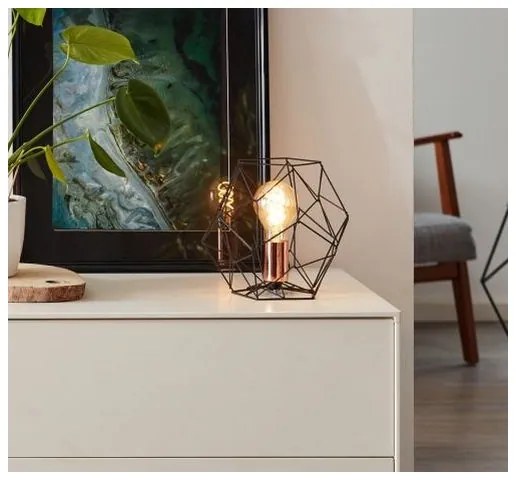 Brilliant - Asztali lámpa SYNERGY 1xE27/60W/230V fekete/réz