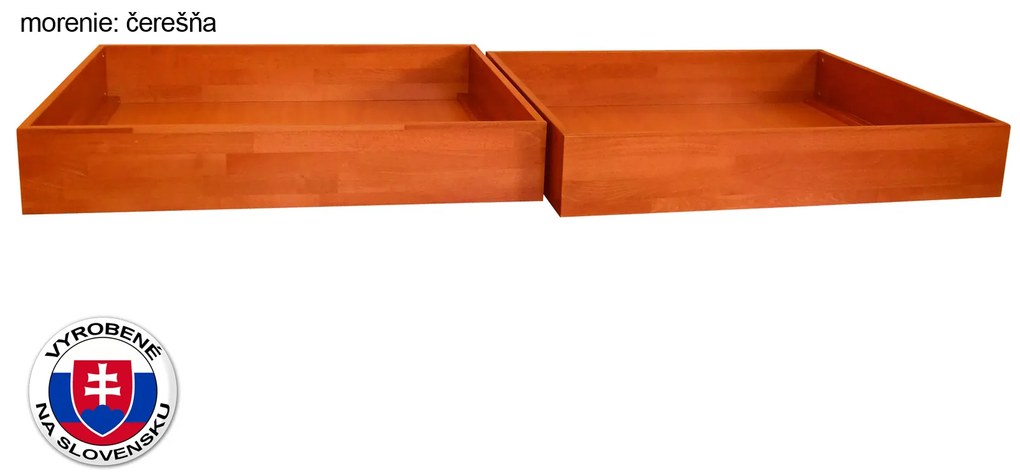 3/4 fiók az ágy alatt tömör fából 90 cm (1 db). 745085