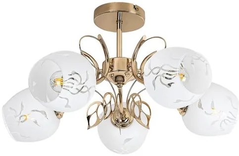 RÁBALUX 5099 FAUNA Mennyezeti Csillár Arany E27 IP20