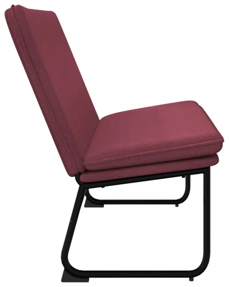 bordó szövetpad 100 x 75 x 76 cm