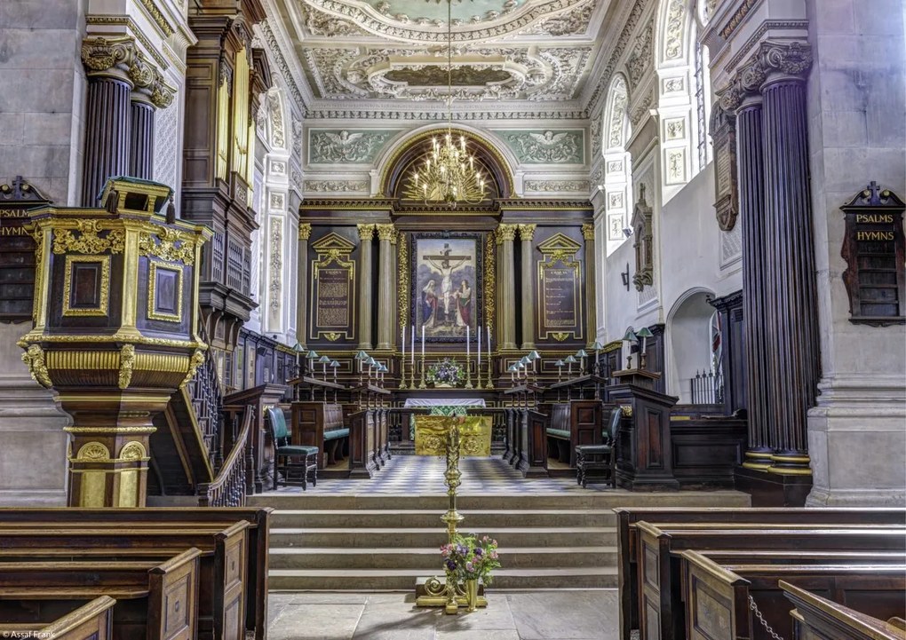 Poszter 29,7x21cm Mindenszentek templom, Assaf Frank