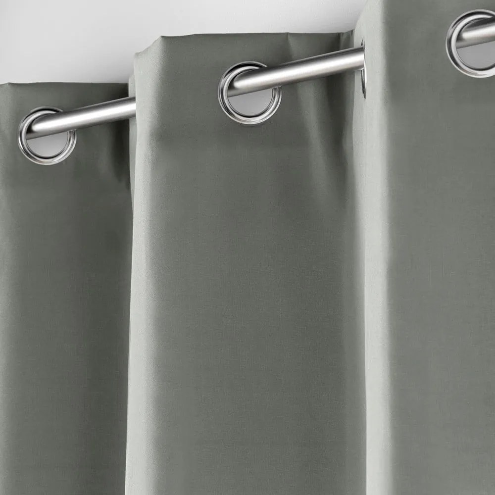 Szürke mikroszálas termo függöny 135x180 cm Micropolar – douceur d'intérieur