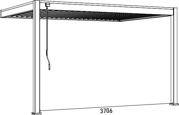 Bioklimatikus pergola Intro Plus – Rojaplast