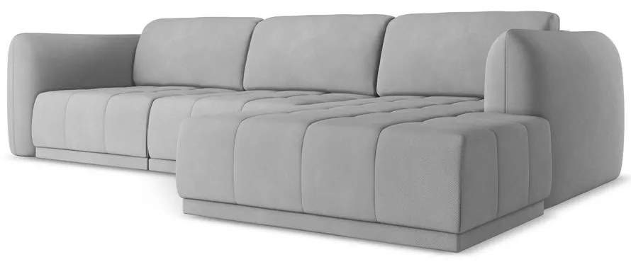 Világosszürke sarokkanapé (jobb oldali) Hoku – Makamii