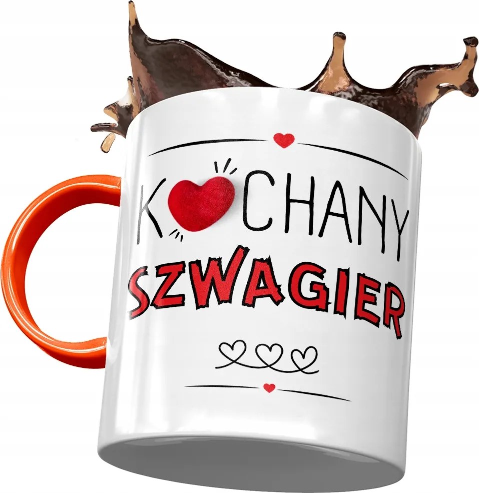 Narancssárga Bögre Sógornak Születésnapi Ajándék Nyomtatott Fotóval