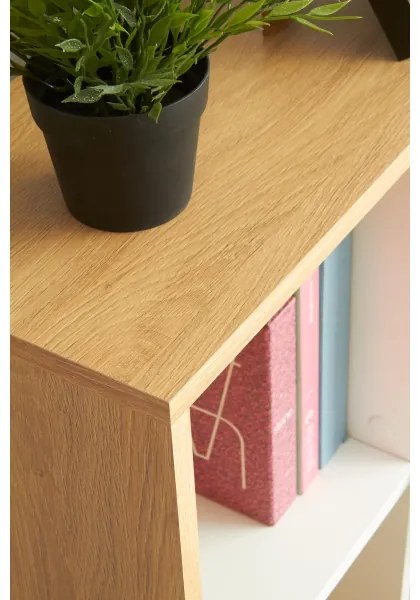 Íróasztal GORA tölgy/fehér