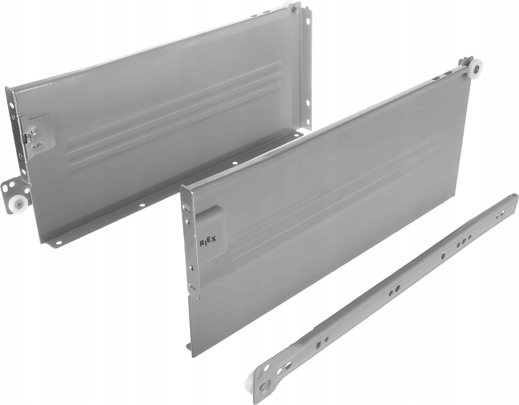 Metalbox konyhai vezetősín fiók 150/350 mm 25 kg szürke H150 L350