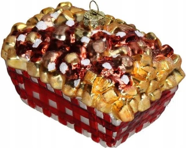 Karácsonyi dekoráció sült krumplival 11 cm