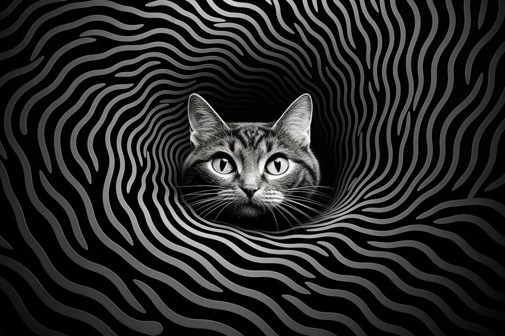 Poszter 60x40cm Hipnotizáló Macskaszem